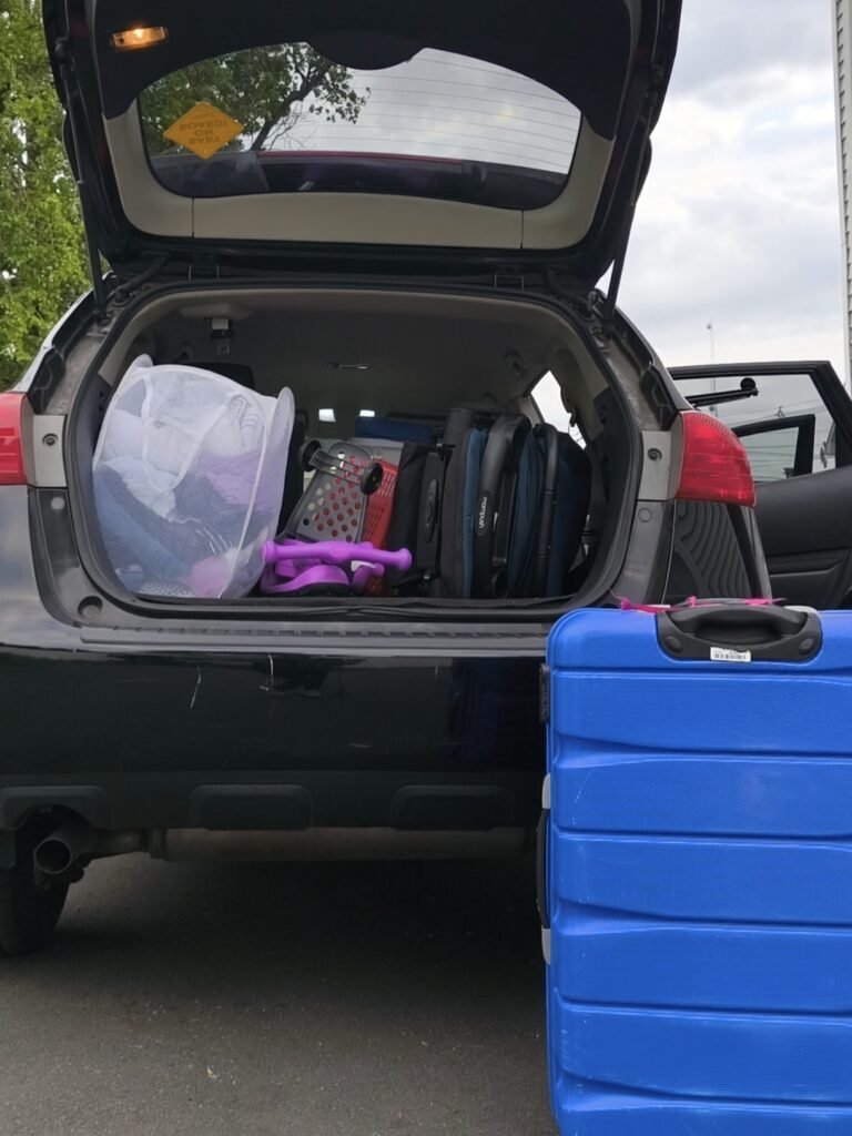 maletero de un coche