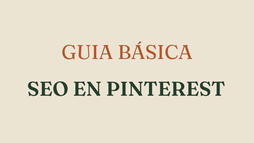 guia basica pinterest seo