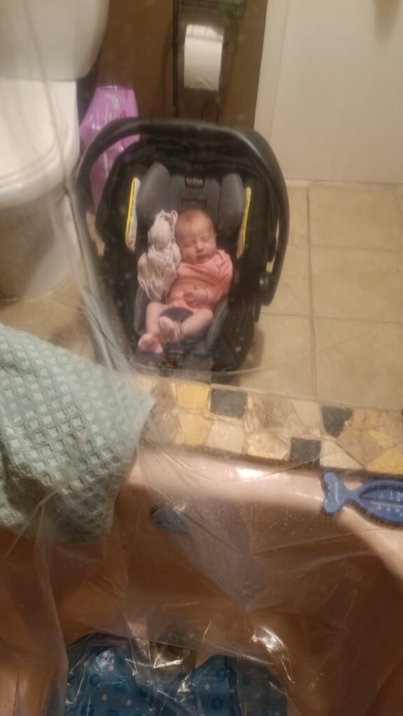 postpartum with baby
