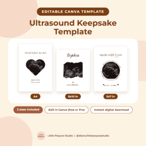 ultrasound keepsake template